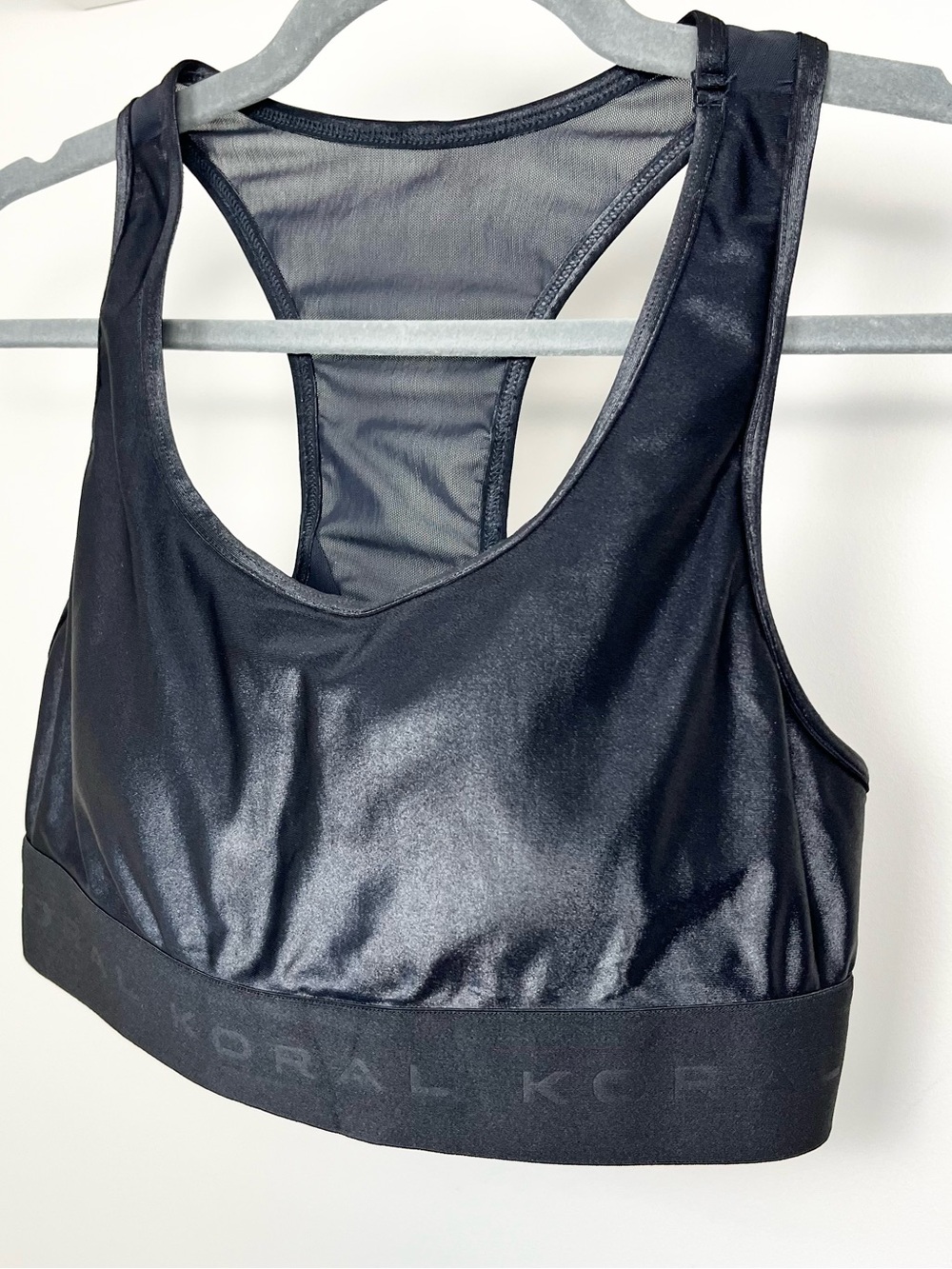 KORAL Mesh Racerback Sports Bra - Picture 3 of 5
